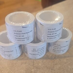 U.S. Flag Forever First-Class Rate , One Roll Of 100 Stamps